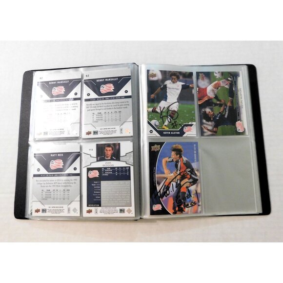 New England Revolution Soccer Team Trading Card Binder MLS 21 Cards 3 Signed - Picture 6 of 9